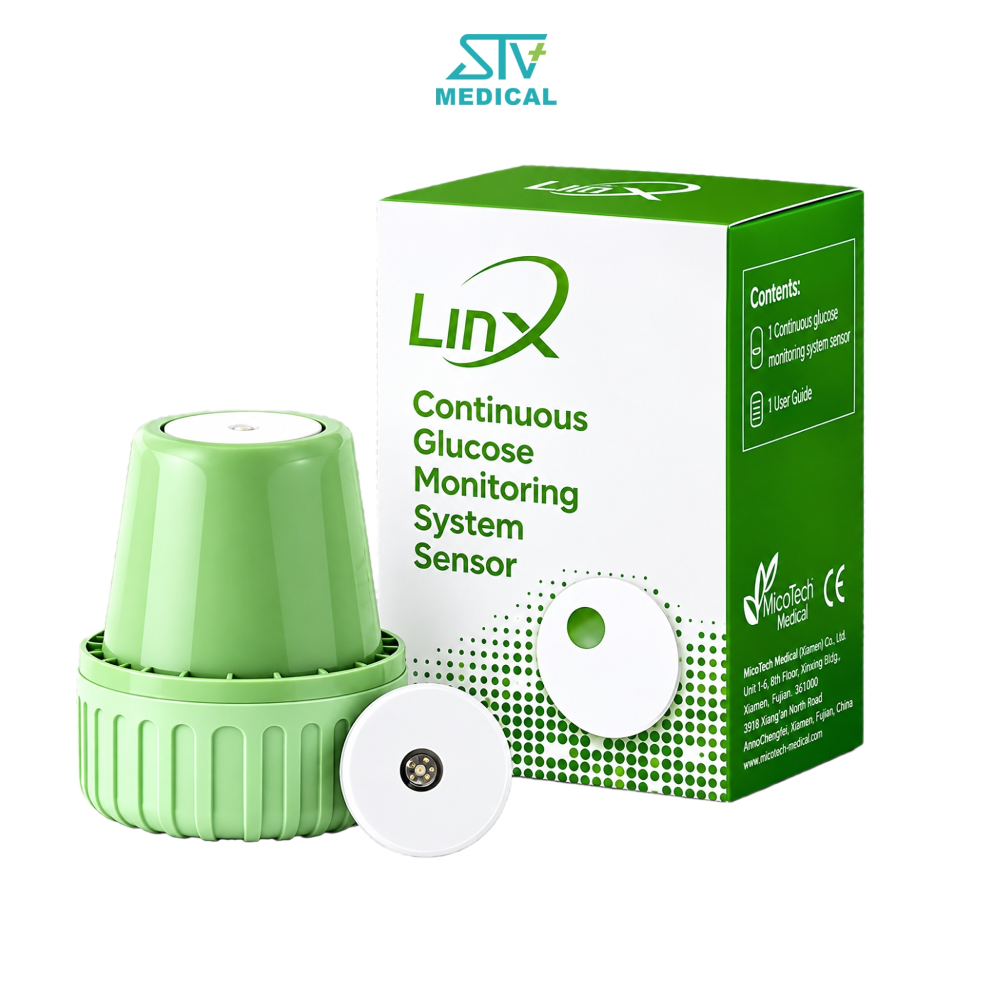 Cảm Biến Đường Huyết Liên Tục LinX CGM | STV Medical