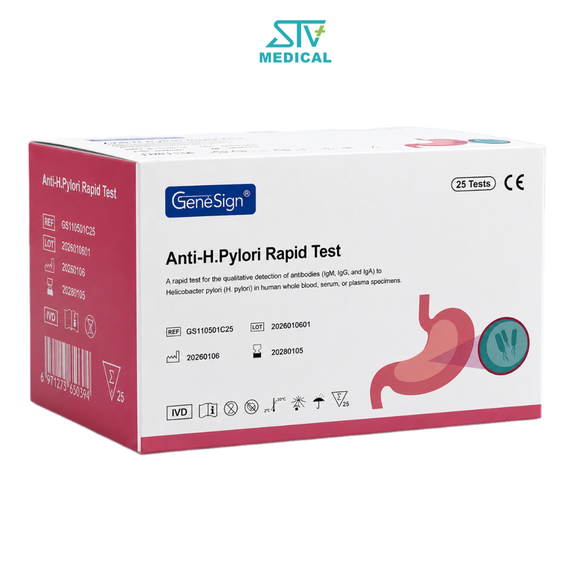 Test Nhanh HP GeneSign – Test H. Pylori Phát Hiện Viêm Dạ Dày